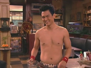John Cho even managed to vault over drek like Off Centre. (Screenshot: Off Centre)